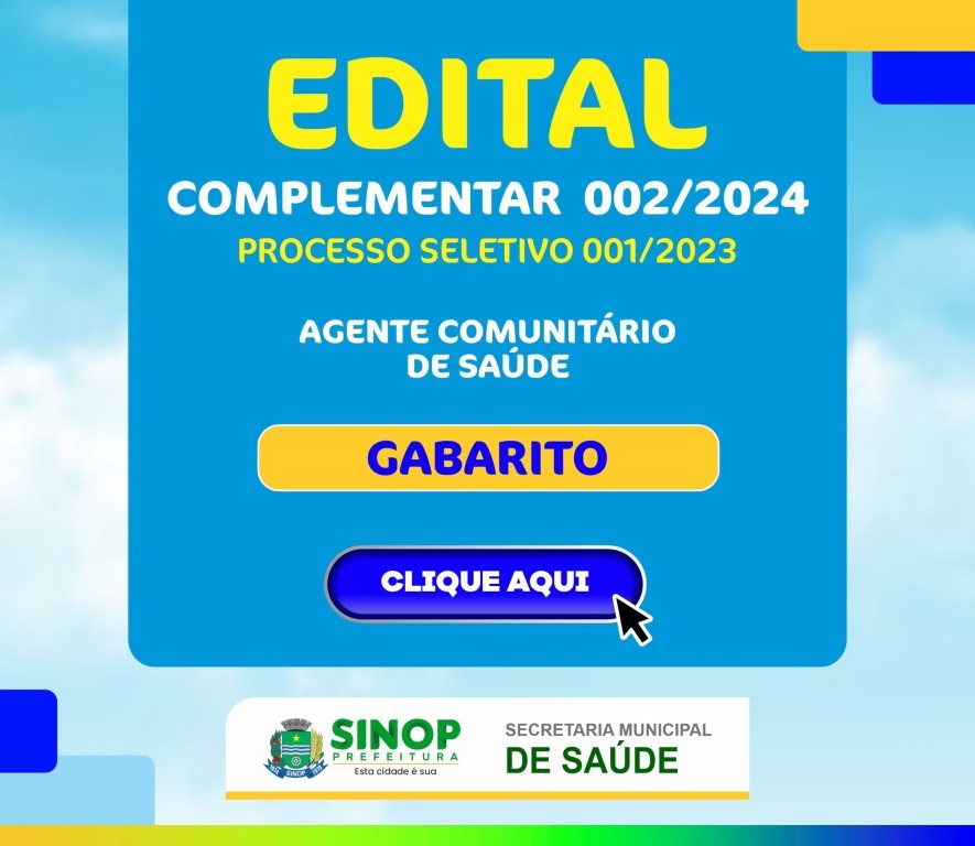 Disponível gabarito da prova para Agentes Comunitários de Saúde
