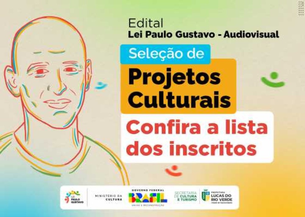 Cultura divulga lista de inscritos no edital Paulo Gustavo