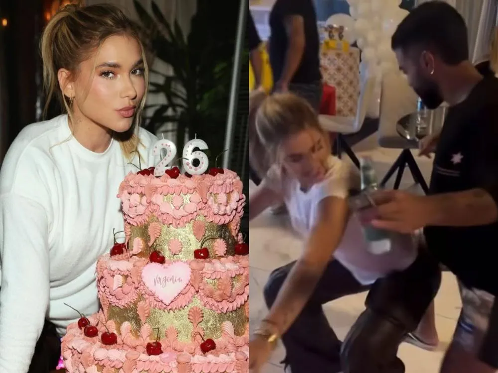 Virginia se joga na pista e dança até o chão em sua festa de aniversário Influenciadora celebrou seus 26 anos com uma festa intimista ao lado de amigos e familiares em sua casa de praia em Mangaratiba (RJ)