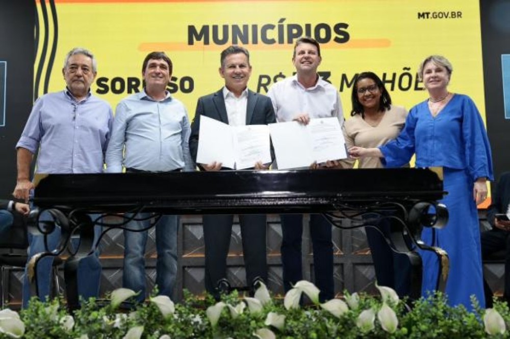 Sorriso firma convênio com Estado para asfaltar trecho da Estrada Sodema