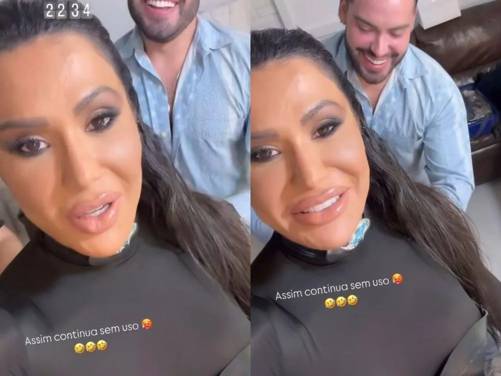 Correria pós-BBB faz Gracyanne trocar encontro por trabalho: “Continua sem uso” A musa fitness precisou terminar um ensaio fotográfico e não conseguiu parar para sair com uma pessoa