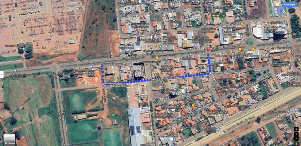 Setrat vai interditar trecho da Avenida Júlio Campos na manhã do domingo (21) para instalar poste de energia