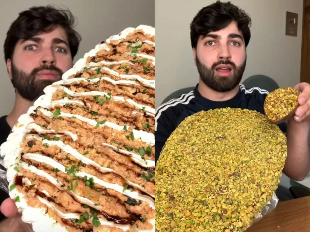 De pistache a sushi: influenciador bomba com vídeos provando ovos de Páscoa Com mais de 1 milhão de seguidores, Marcos já chegou até a investir até R$4 mil em um único ovo de Páscoa