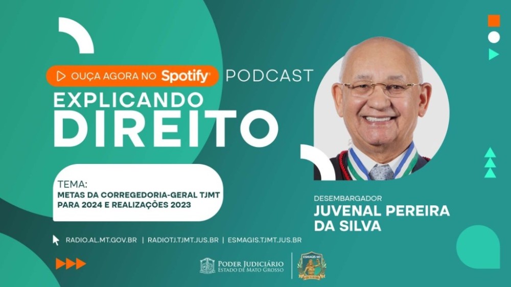 Radio TJ: corregedor fala de objetivos para 2024 e alcance de 100% das metas do CNJ em 2023
