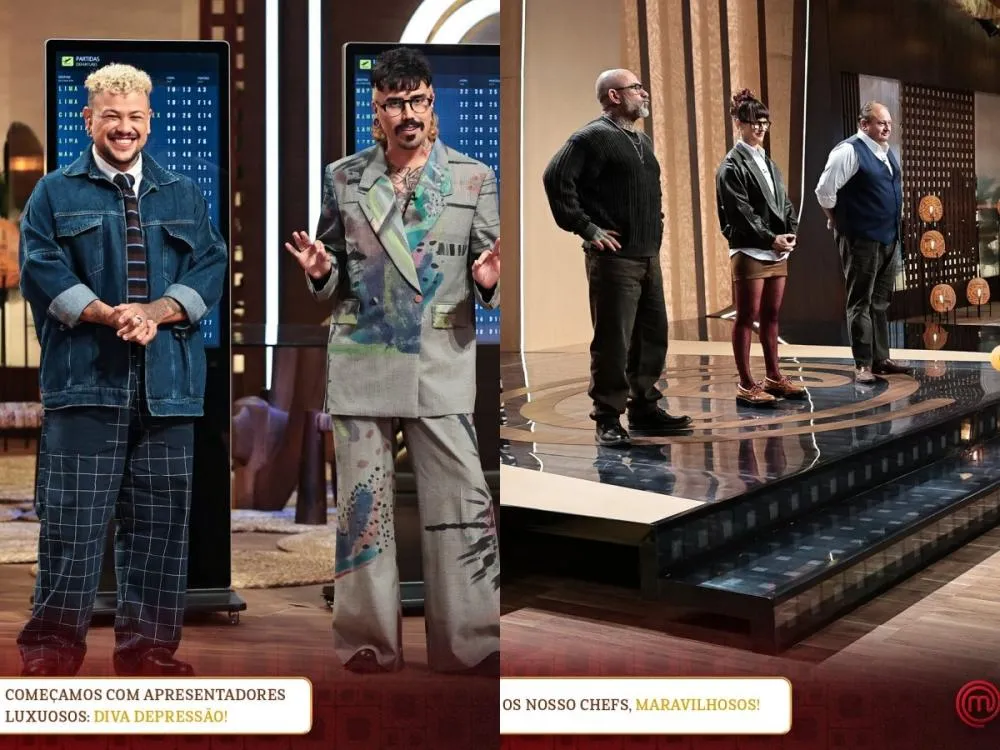 Conheça os influenciadores escalados para o Masterchef Brasil Creators A dupla Fih e Duh, do canal “Diva Depressão”, vai apresentar a competição culinária. Enquanto isso, os jurados Erick Jacquin, Helena Rizzo e Henrique Fogaça vão avaliar os pratos