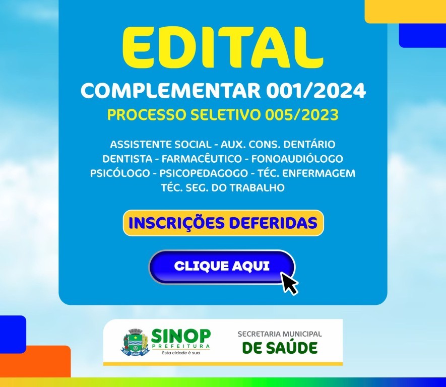 Seletivo simplificado oferta 157 vagas; prazo para recurso das inscrições é nos dias 24 e 25