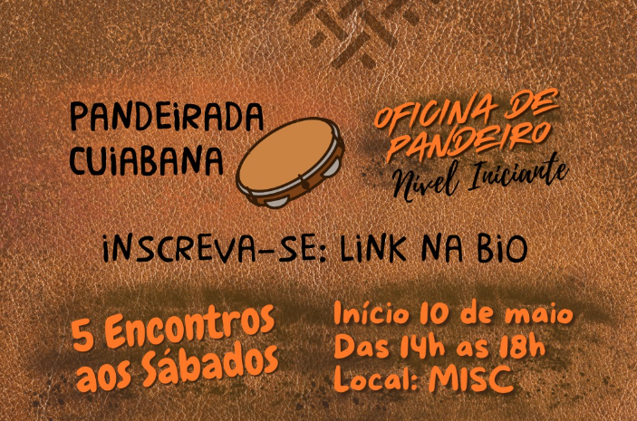 Pandeirada Cuiabana – Oficina de Pandeiro