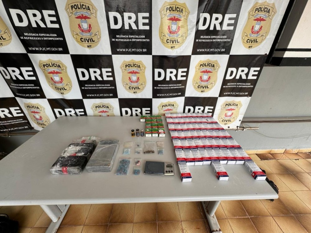 Polícia Civil apreende sete quilos de cocaína e 90 comprimidos de ecstasy em ações distintas em Cuiabá e VG