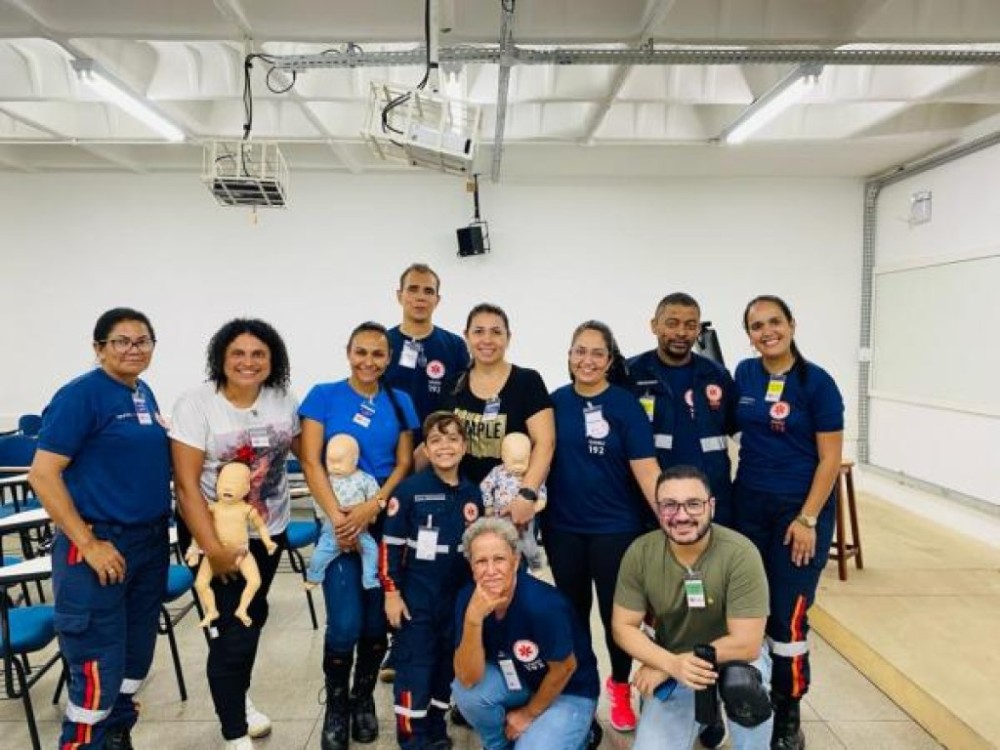 Equipe do SAMU de Sorriso, participa de treinamento com o SAMU de Cuiabá