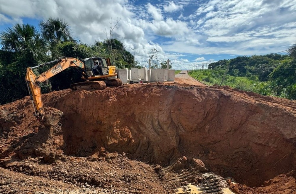 Sinfra informa interdição de trecho da MT-343 em Denise para reparos