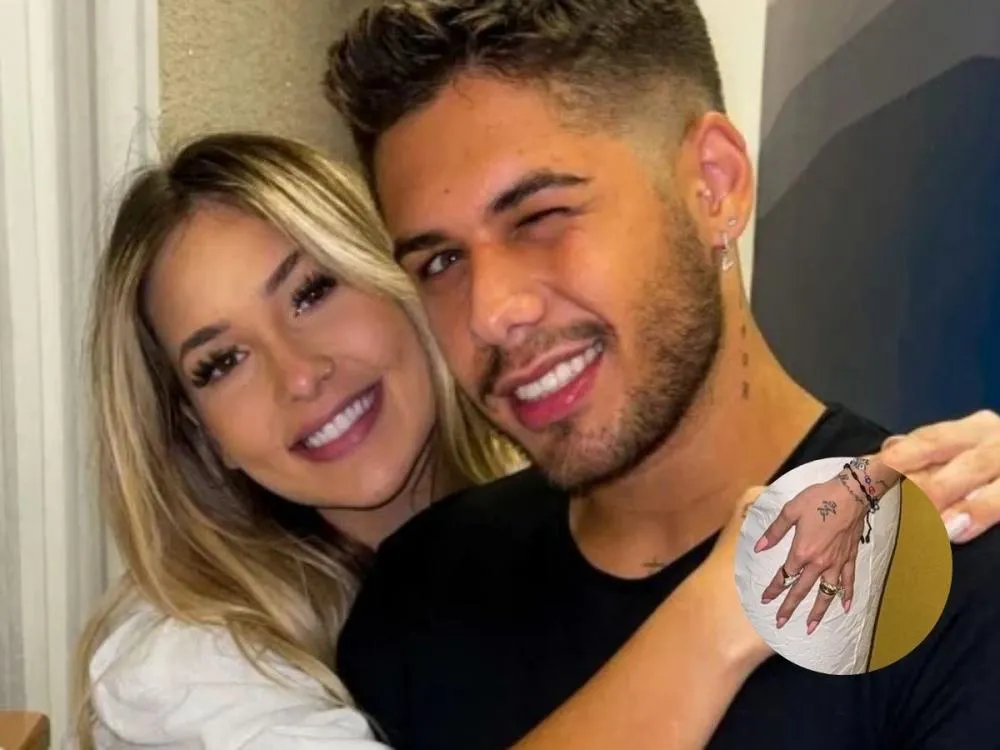 Separados, mas de aliança: Saiba o valor do anel de compromisso de Virginia e Zé Felipe As joias, da marca Cartier, são feitas em ouro amarelo 18 quilates