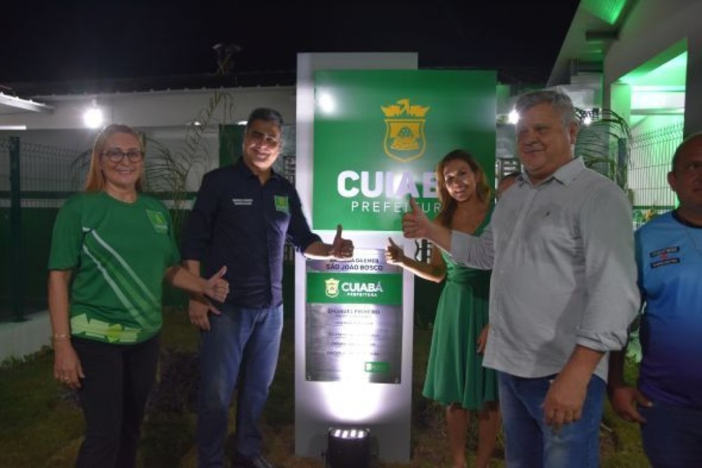 Prefeito Emanuel Pinheiro entrega unidade educacional totalmente reformada para comunidade do bairro Cidade Alta