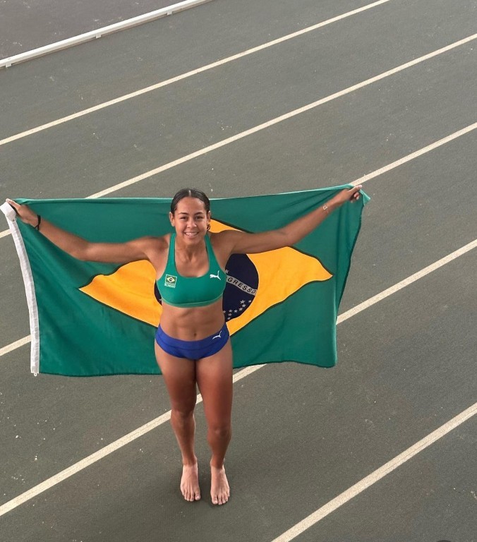 Atleta mato-grossense do Projeto Olimpus conquista medalha de ouro no salto em distância