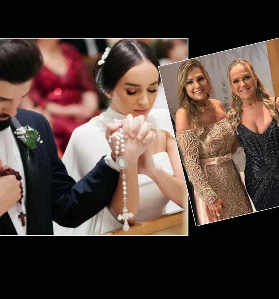 Ana Júlia e João Paulo casaram-se sob as bênçãos da família Slhessarenko!