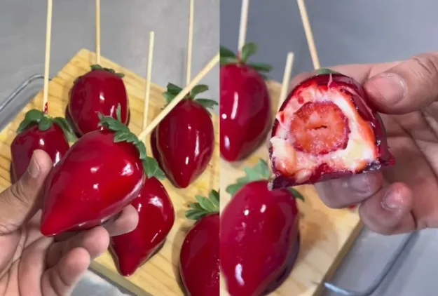 Morango do amor: chef ensina receita que está bombando nas redes