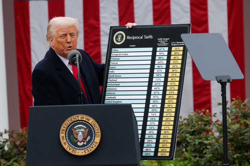 Tarifaço de Trump: Veja perguntas e respostas sobre taxas anunciadas Casa Branca anuncia tarifa “universal” de 10% para importações, com taxas mais altas para países com déficit comercial com os Estados Unidos