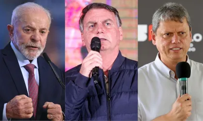 No 1º turno, Lula empataria com Bolsonaro e venceria Tarcísio, diz pesquisa Paraná Pesquisas indica que o presidente também lidera eventual disputa contra a ex-primeira-dama Michelle Bolsonaro (PL), cotada para o Senado
