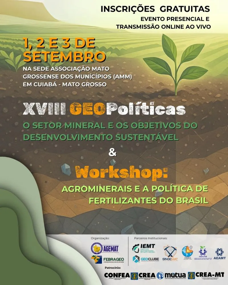 Cuiabá recebe eventos nacionais que unem mineração, agro e sustentabilidade