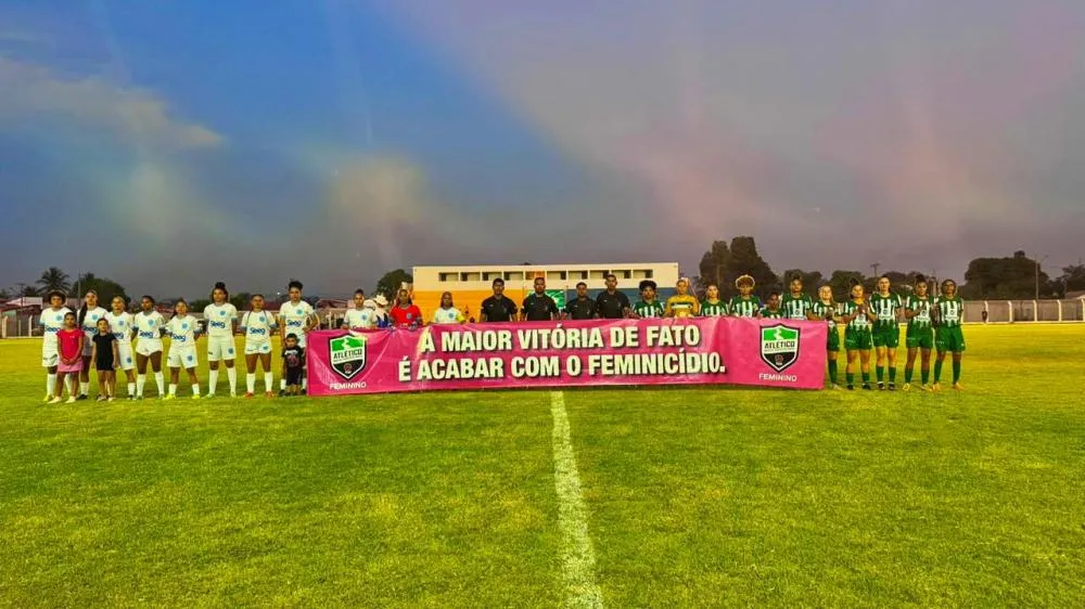 A maior vitória é vencer o feminicídio: Atlético Matogrossense feminino entra em campo contra a violência à mulher