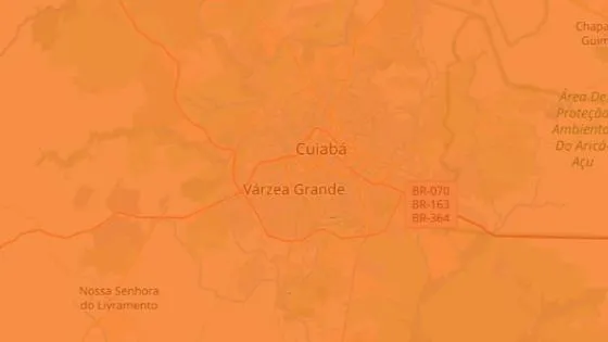 Inmet alerta para tempestades e ventos fortes em Cuiabá e VG Temperaturas variam entre 22°C e 34°C ao longo da semana