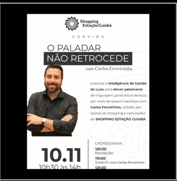 Carlos Ferreirinha esteve no Shopping Estação nesta 2a: ​O Manifesto da Conexão Extraordinária!