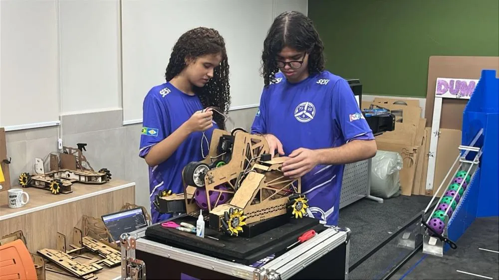 Sesi Escola VG: Único time com robô semi-industrial do estado disputa pódio no Festival Nacional de Robótica