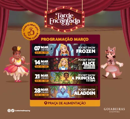 TARDE ENCANTADA no Shopping Goiabeiras