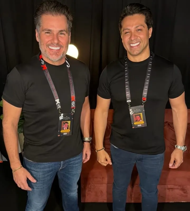 Coluna Anamaria: Sérgio Bianchini e Elson Ramos: pararam Cuiabá no Show Registro Histórico de Luan Santana, neste sábado, na Arena Pantanal: