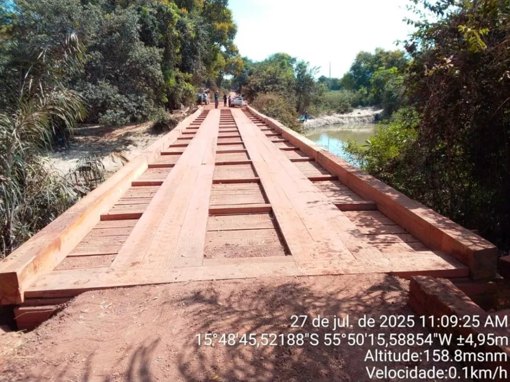  Após articulação de Juca, Sinfra autoriza projeto para ponte de concreto em Leverger