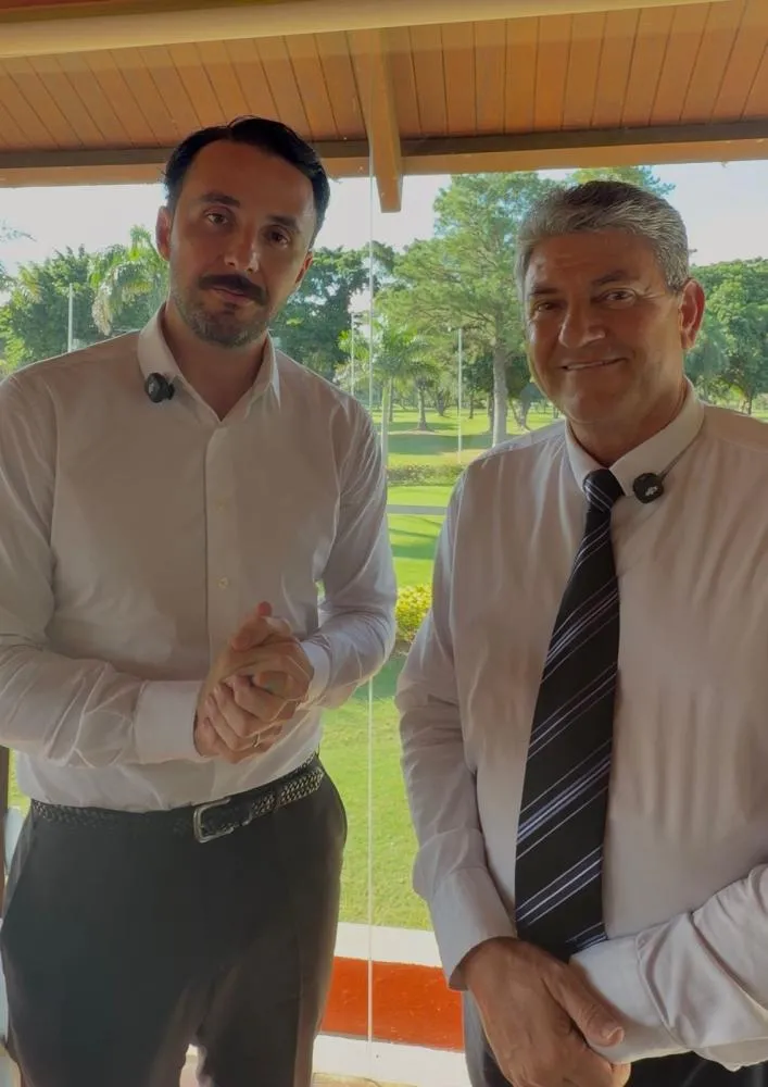  Moretto articula investimentos em infraestrutura e parcerias estratégicas na posse do novo governador de Santa Cruz 