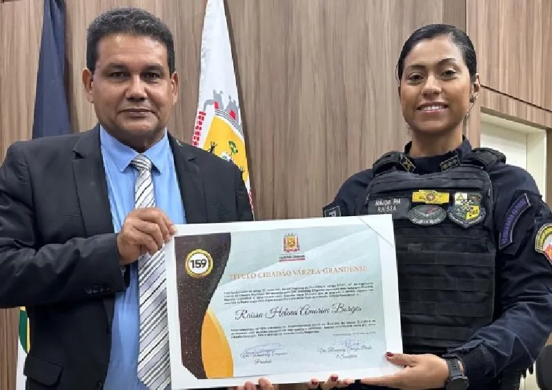 Raissa Helena Amorim Borges recebe Título de Cidadã Várzea-Grandense