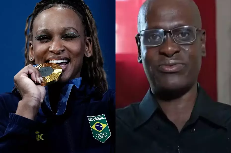 Pai de Rebeca Andrade morre; irmã da ginasta anuncia a perda nas redes