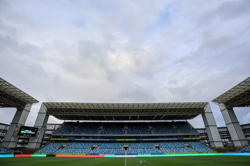 Agora é oficial: Arena Pantanal receberá Palmeiras x Fortaleza pelas oitavas da Copa do Brasil