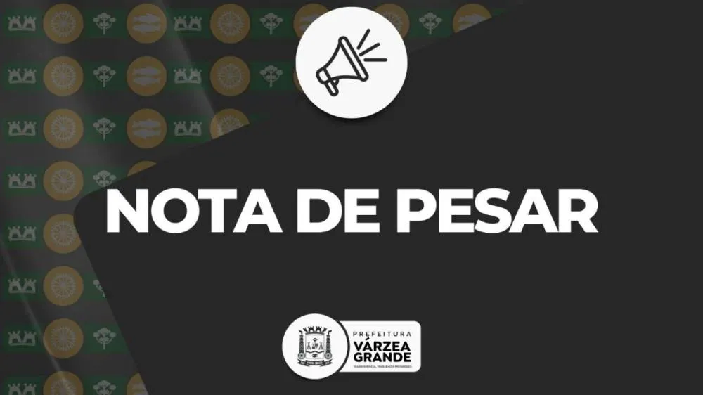 NOTA DE PESAR - SERVIDOR DA SAÚDE, RIVALDO RENATO
