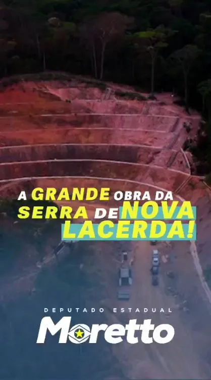 Vistoria nas obras da Serra de Nova Lacerda! 🚧🚜