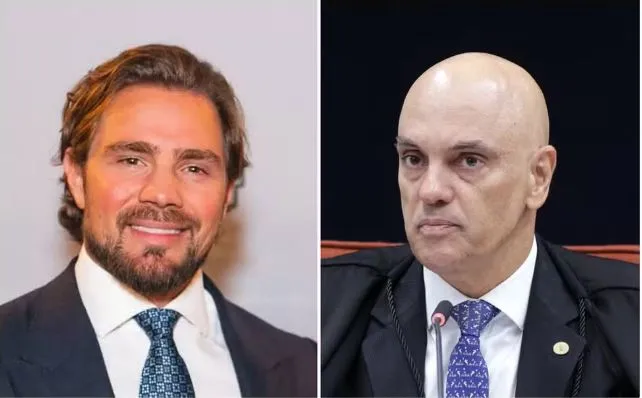 Montagem mostra Daniel Vorcaro, dono do banco Master, e Alexandre de Moraes, ministro do STF — Foto: Reprodução/Rosinei Coutinho/STF
