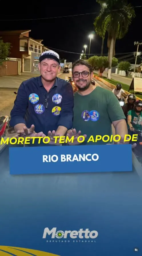 Um momento muito especial que vivi em Rio Branco foi participar da carreata 10.000 ao lado do prefeito Pabollo.