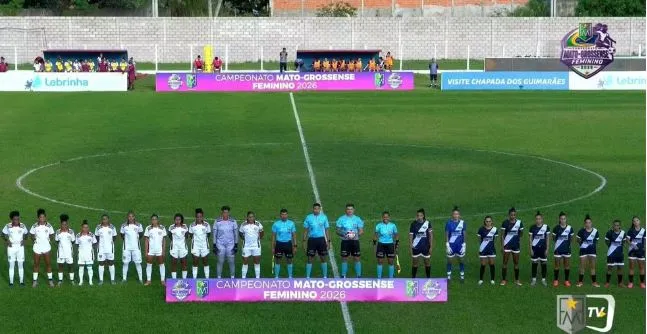 Paulistano venceu o Mixto por 1 a 0 pelo Campeonato Mato-grossense — Foto: FMF TV