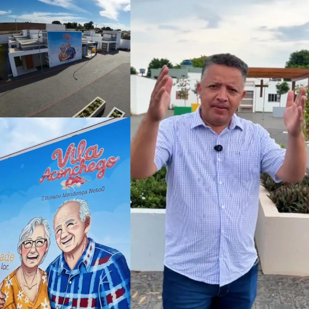Comitiva da prefeita Flávia Moretti e vereador Carlinhos Figueiredo visita a Vila Aconchego e conhece projeto voltado aos idosos