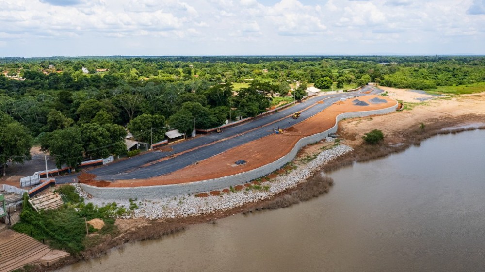 Orla construída pelo Governo de MT em Santo Antônio será novo atrativo turístico e espaço de convivência