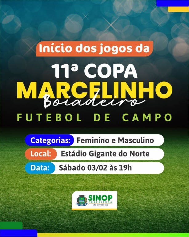 Copa Marcelinho Boiadeiro começa neste sábado