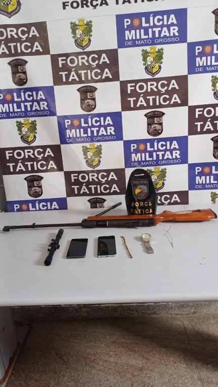 Força Tática prende quadrilha suspeita por roubo e recupera carga de defensivos agrícolas