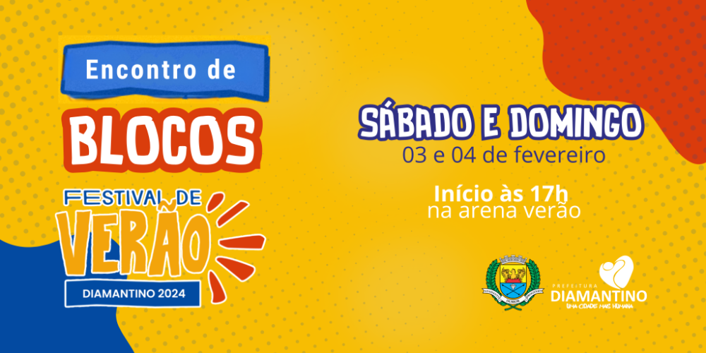 Festival de Verão contará com Encontro de Blocos