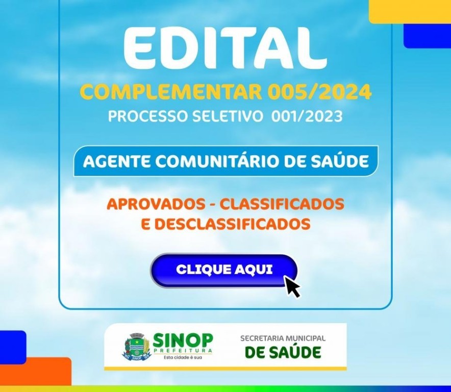 Seletivo ACS: publicada relação de candidatos aprovados e classificados
