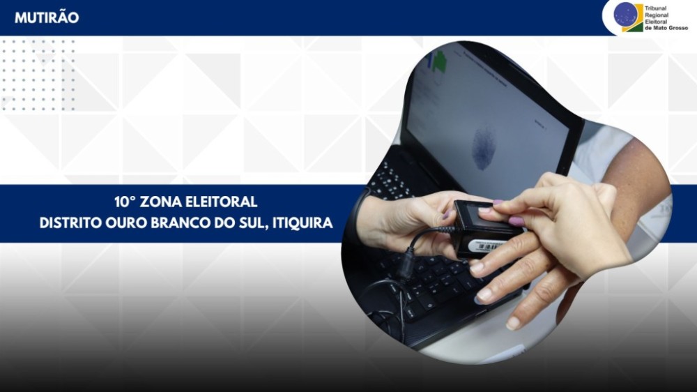 Justiça Eleitoral promove 3 dias de mutirão no distrito de Ouro Branco do Sul