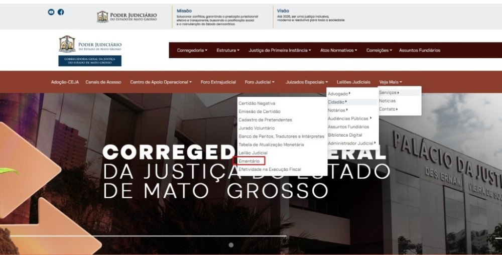 Corregedoria dispõe de sistema de ementário para consultas de atos administrativos