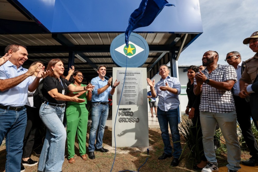 Escola estadual inaugurada pelo Governo de MT em Cuiabá funcionava em prédio alugado há 16 anos