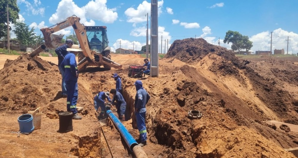 Sanear investe R$ 17 milhões e amplia em quase 90km de redes de água e esgoto