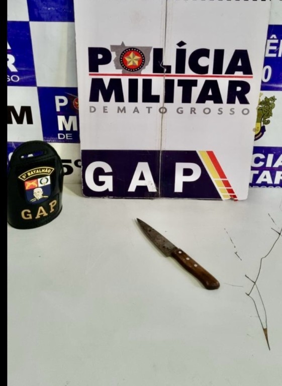 Polícia Militar prende em flagrante suspeito de homicídio em bar em Rondonópolis