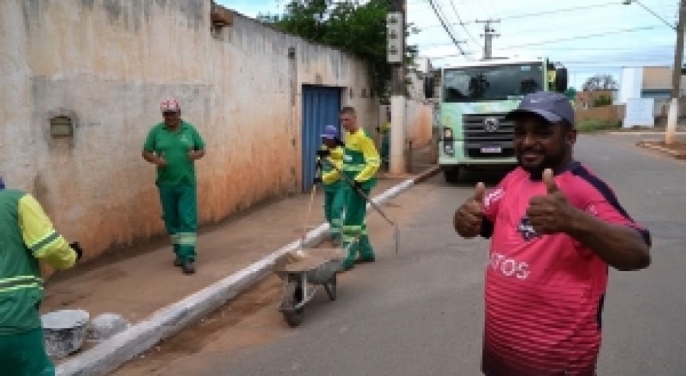 Indicações de Chico 2000 são atendidas no bairro Novo Mato Grosso